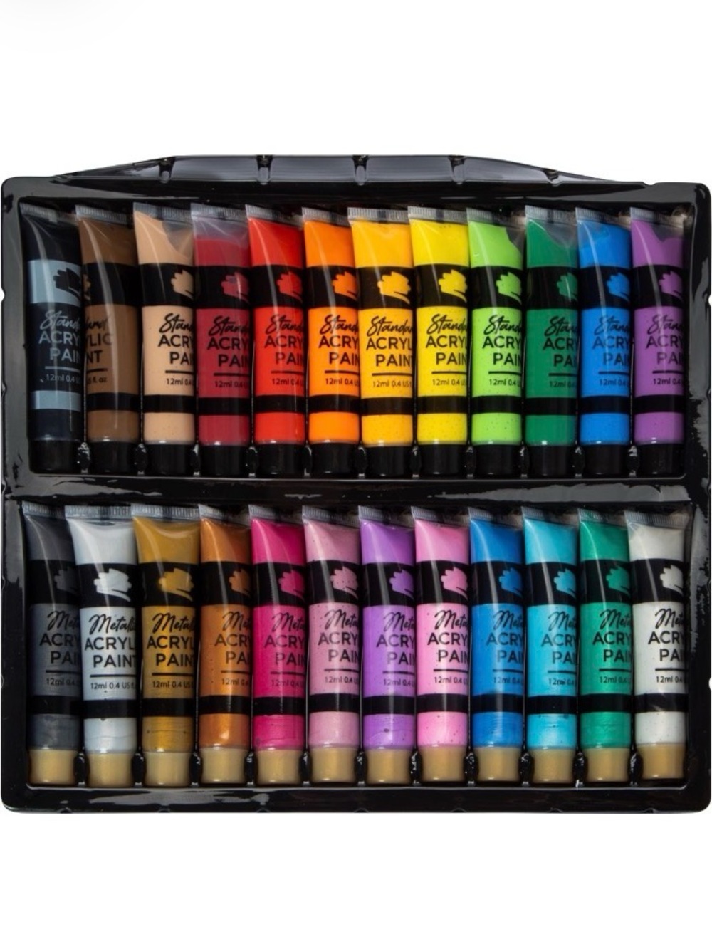 Acrylic Paint Tube Set - Assorted Colors